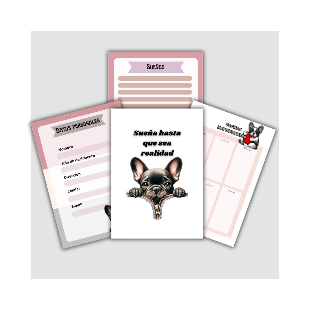 Libreta bulldog frances