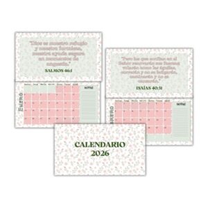 Calendario pared versiculo26