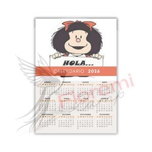 Calendarios vertical A4 Mafalda26