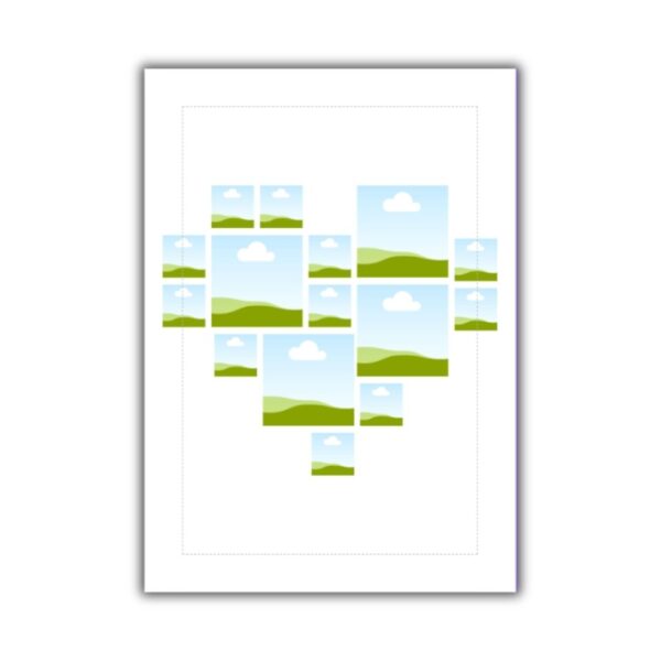 Plantilla Corazón, editable en canva