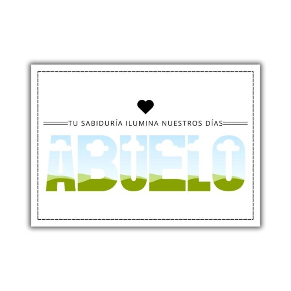 Plantilla Cuadro Abuelo editable de canva
