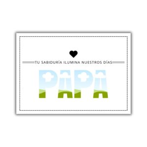 Plantilla Cuadro Papá editable en canva