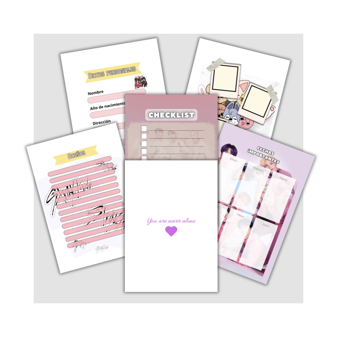 Libreta Stray kid interior